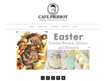 Tablet Screenshot of cafepierrot.com